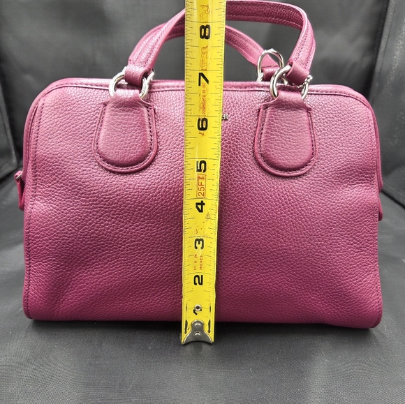 Coach Fuchsia Leather Satchel - Mini Nolita - Picture 10 of 10